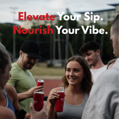 Raspberry and Strawberry Hard Seltzer (6 Pack)